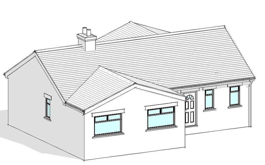 single-storey house extension drawings