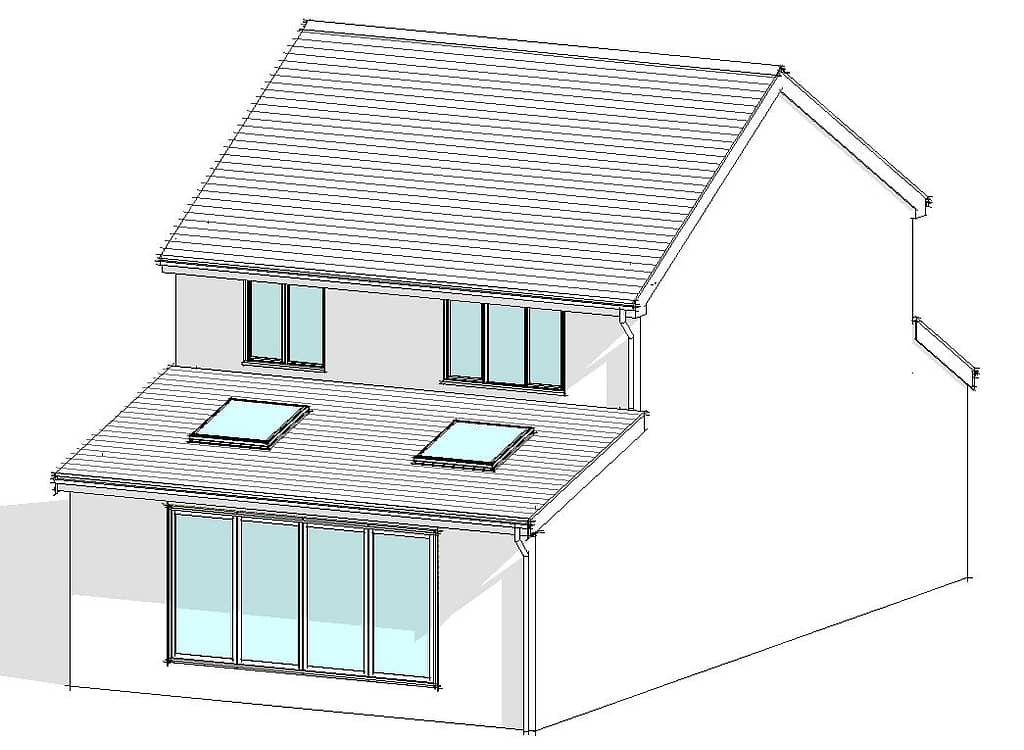 single-storey house extension drawings 2