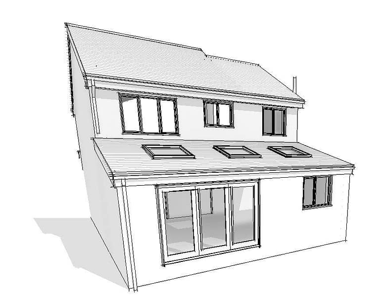 Extension Plans Drawn Wigan & St Helens