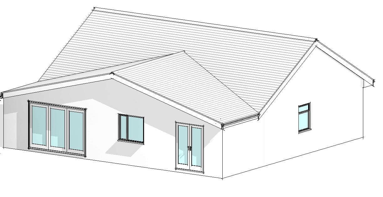 3D House Extension Plans & Drawings3