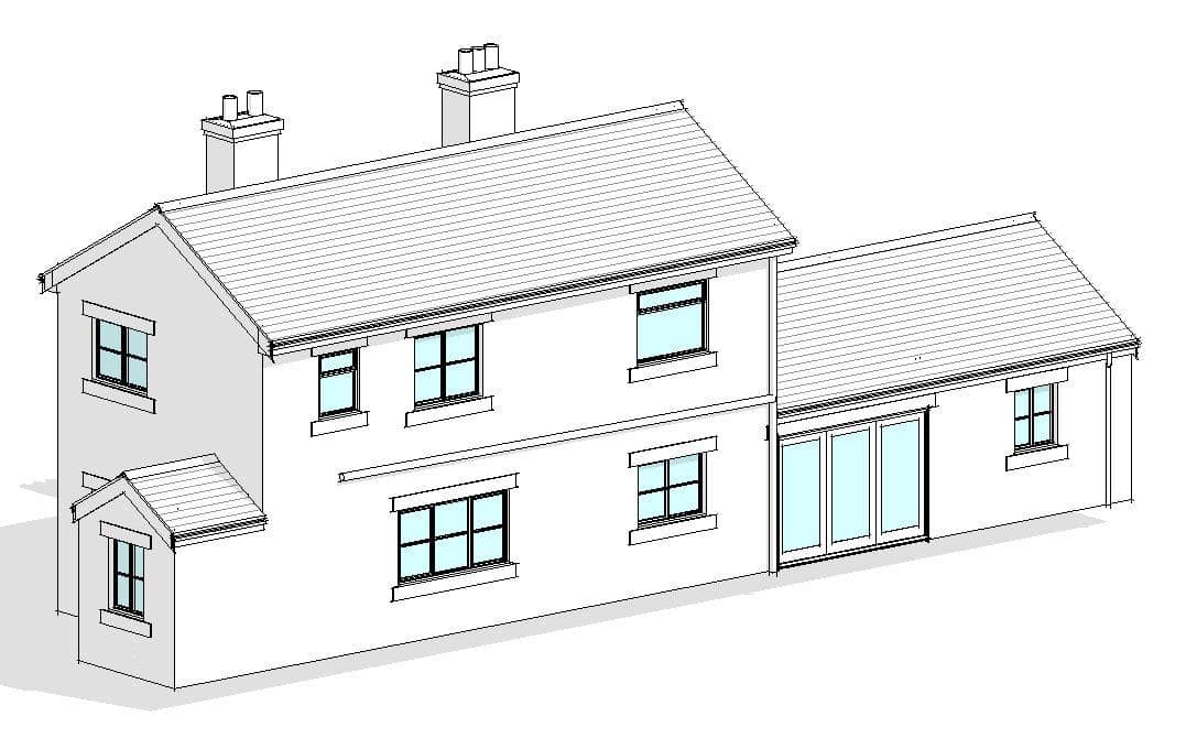 3D House Extension Plans & Drawings4