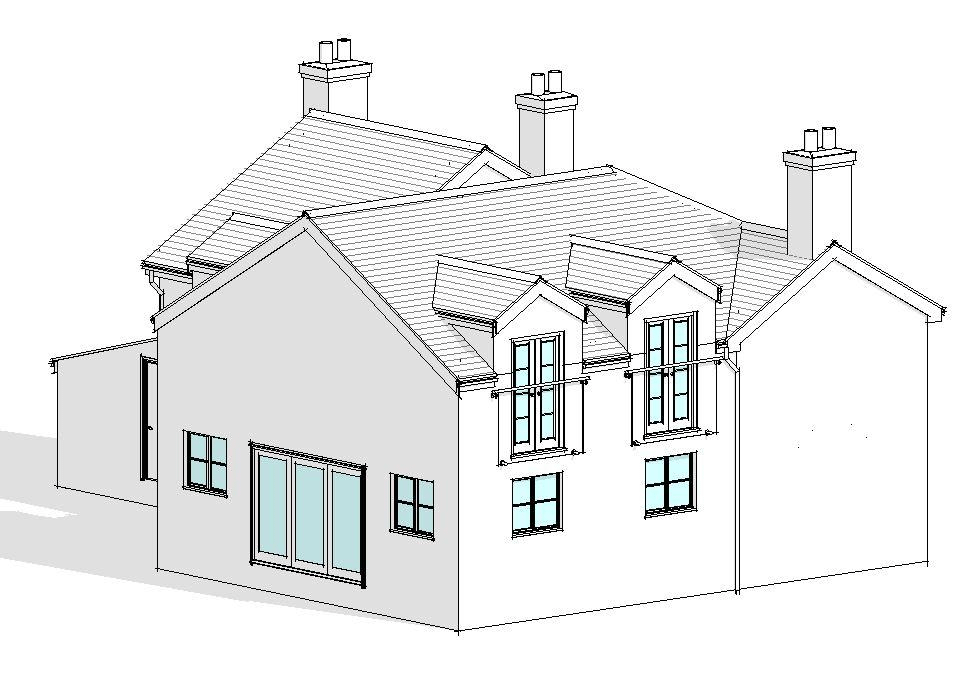3D House Extension Plans & Drawings2